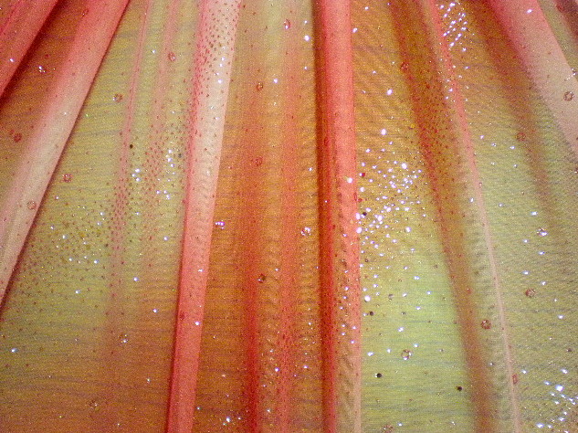 1.Pink Variety Glitter Mesh